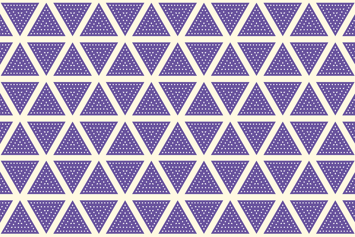 Triangles. Dot seamless Patterns., a Pattern Graphic by AnastasiaFlowStudio (Photo 2 of 2)