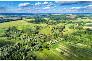 Typical aerial landscape of the central russian upland kursk region featuring, a Nature Photo by Leonid Andronov