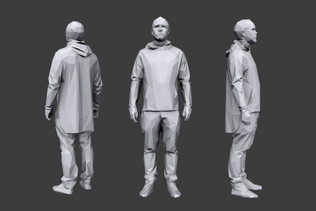 Lowpoly People Casual Pack Volume 8, a Characters & Person 3D Model by Kanistra Studio (Photo 6 of 9)