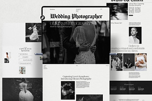Showit Wedding Photographer Website, an App Template by Digital&Chic