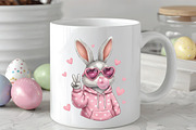 Funny Easter Bunny PNG, an Illustration by CraftArtStudio (Thumbnail 2 of 4)