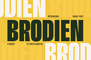 Brodien Condensed Font, a Sans Serif Font by Yukita Creative (Thumbnail 12 of 12)