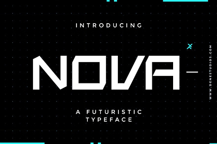NOVA typeface