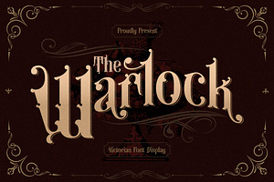 The Warlock Victorian Display Font