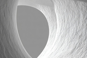Abstract White Spiral with Light and Shadow, an Abstract Photo by AlyaAnd