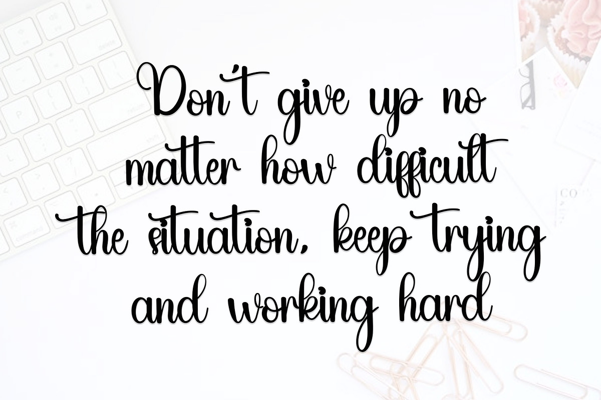Sample Alphabet, a Handwritten Font by InermediaSTUDIO (Photo 4 of 7)