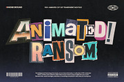 Animated Ransom Note Letters, an Object Graphic by Indieground Design Inc. (Thumbnail 1 of 4)