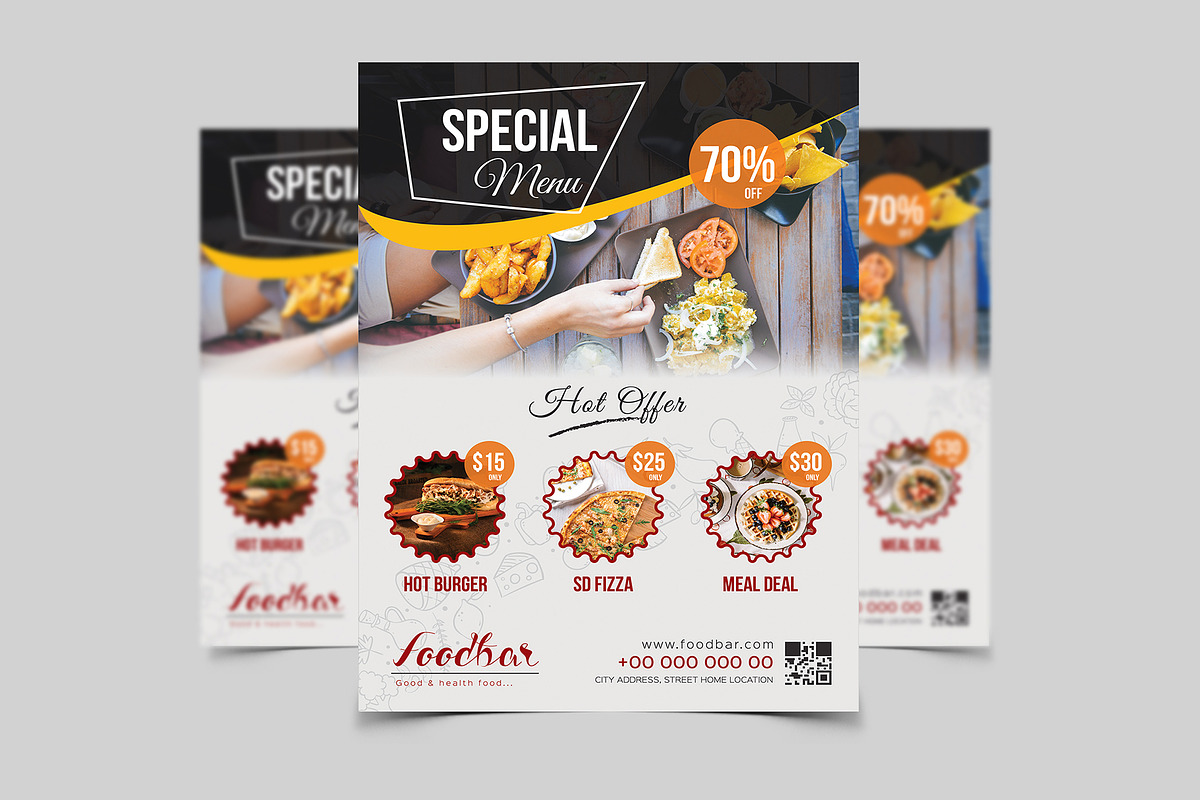 Food Flyer, a Flyer Template by ideaz_sabbir (Photo 8 of 11)