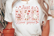 Just a Love Goose PNG Valentines Day, an Illustration by Designking (Thumbnail 4 of 6)