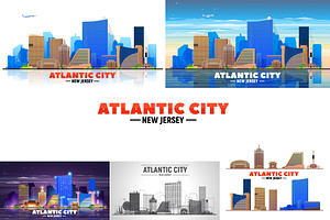 Atlantic City New Jersey skyline