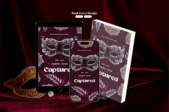 Dark Romance Book Cover Template preview 5
