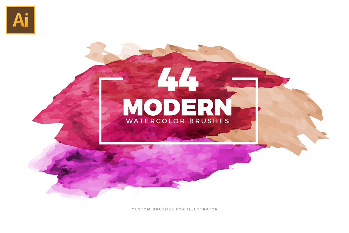 44 Watercolor Brush Mega Collection