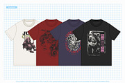 Regular-fit T-shirt Flat Sketch, a Shirt Mockup by moreeestudio (Thumbnail 3 of 3)
