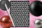 Procreate Metallic texture brushes, a Brush Add-On by Revabrush (Thumbnail 7 of 8)