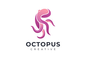 Gradient Octopus Logo