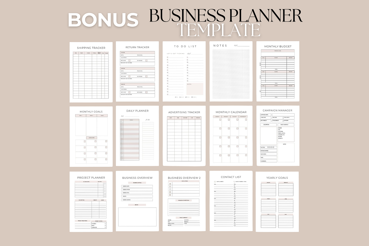 Coaching Workbook Canva Template preview 5