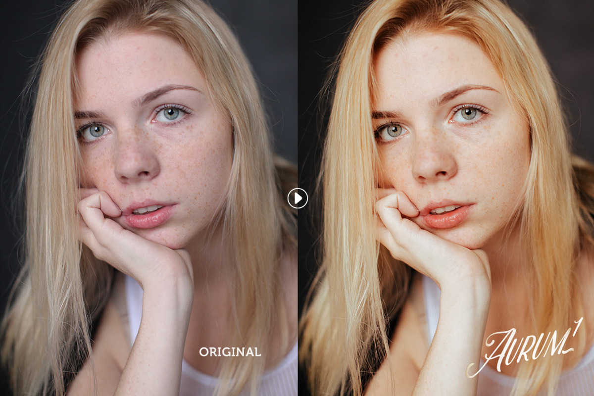 Aurum Portrait Lightroom Presets, an Action Add-On by Presetrain Co. (Photo 2 of 6)