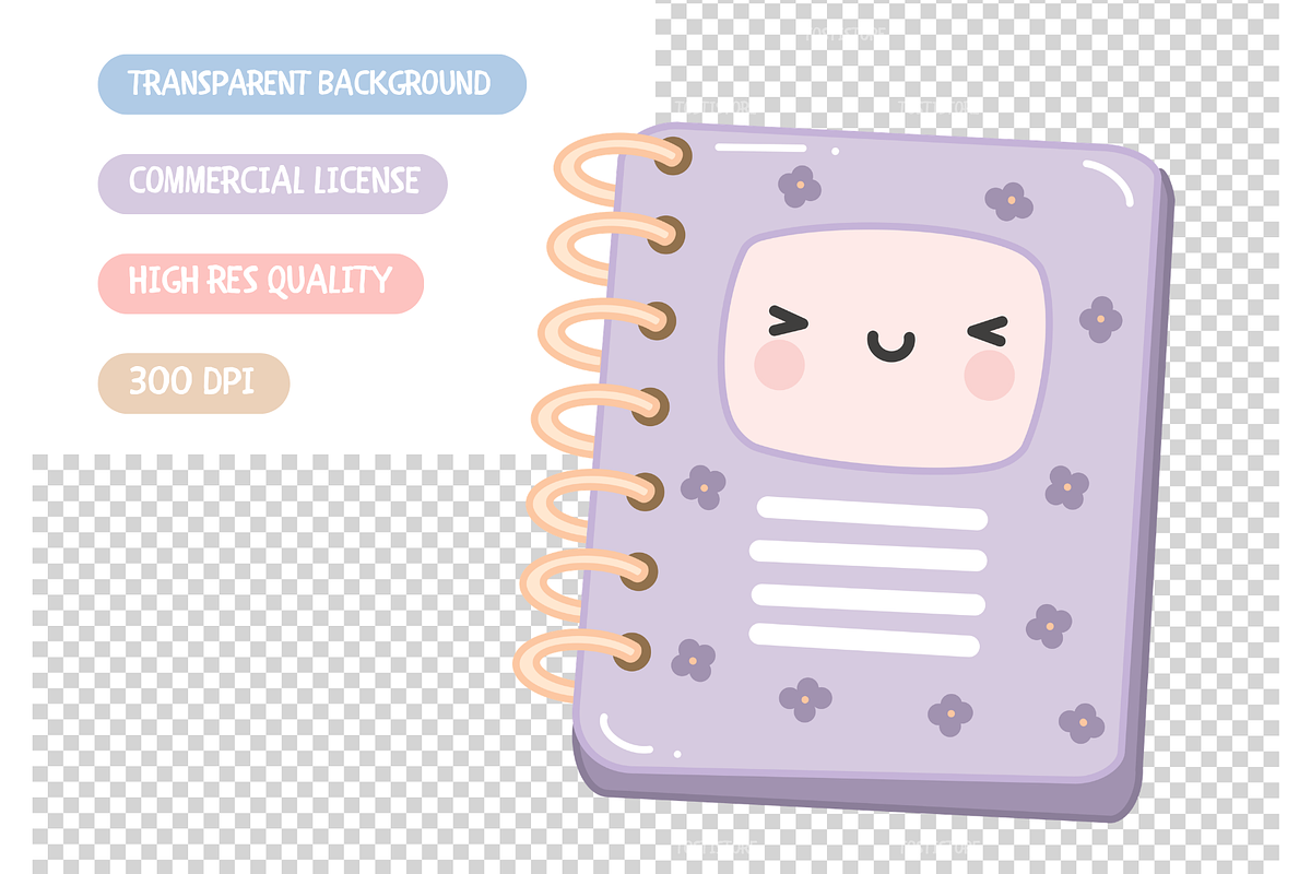 Pastel Back to School Clipart PNG, a Decorative Illustration by TatiMockup (Photo 5 of 5)