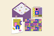 Modern abstract shapes. Memphis, an Object Illustration by Sofico (Thumbnail 7 of 19)