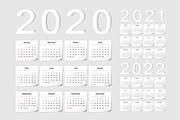 Collection of calendars 2020-2022, a Work Illustration by Julvil (Thumbnail 3 of 3)