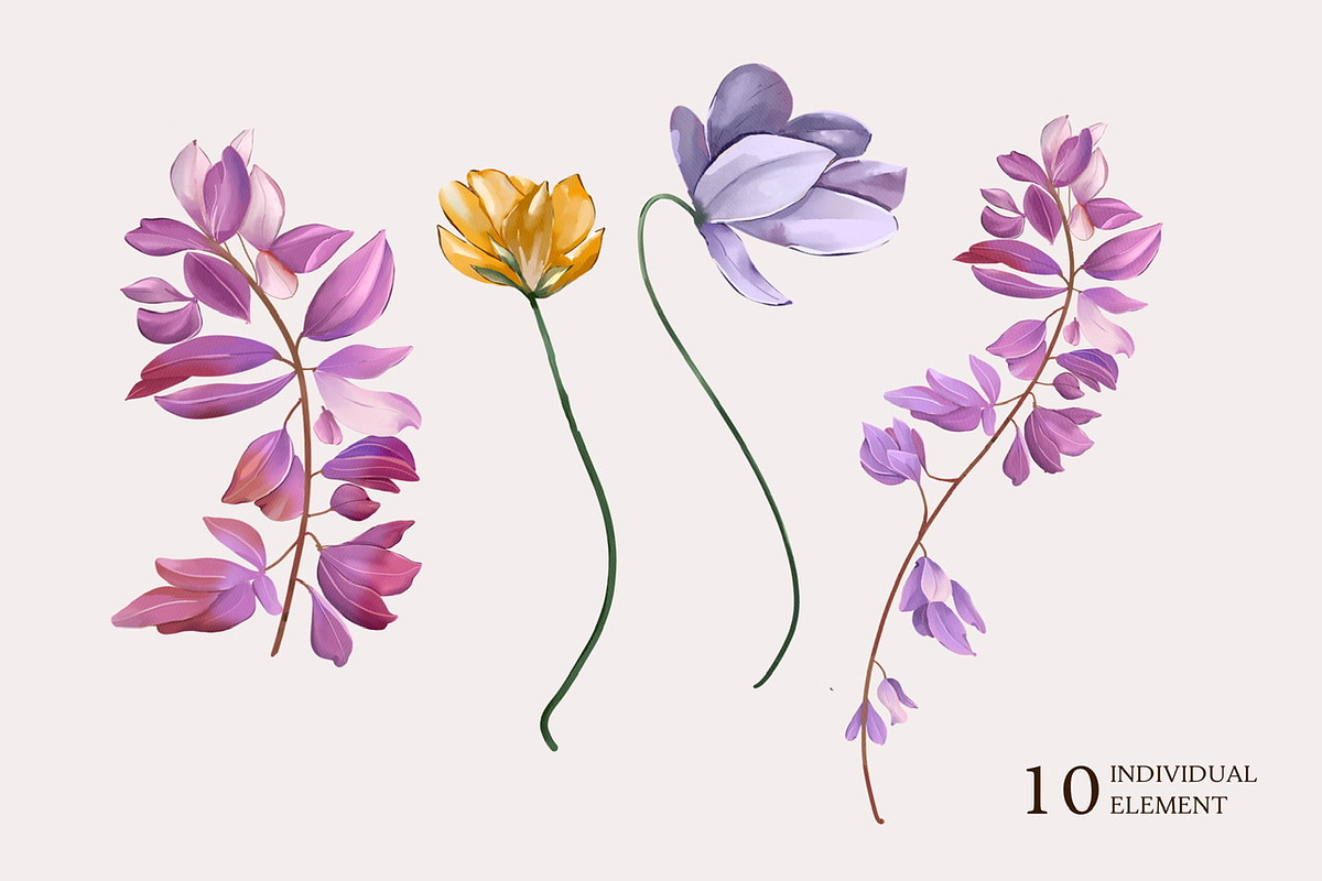 Spring Garden Floral Pattern, a Pattern Graphic by Madebyia (Photo 12 of 14)