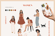 ABSTRACT women prints collection, a Person Illustration by Lana Elanor (Thumbnail 5 of 11)