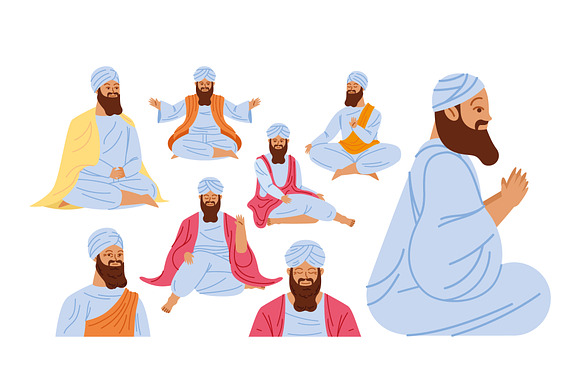 Bahadur Spiritual Characters Set preview 2