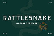 Rattlesnake - Vintage Serif Font, a Serif Font by Creative Type (Thumbnail 1 of 13)