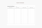 Simple Undated Digital Study Planner, a Design Template by Astro Magic Digital (Thumbnail 4 of 5)