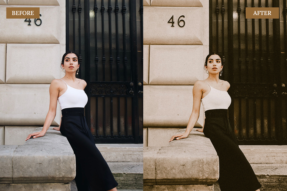 Vintage Brown Lightroom Presets, an Action Add-On by Eden Origin Studio (Photo 8 of 10)