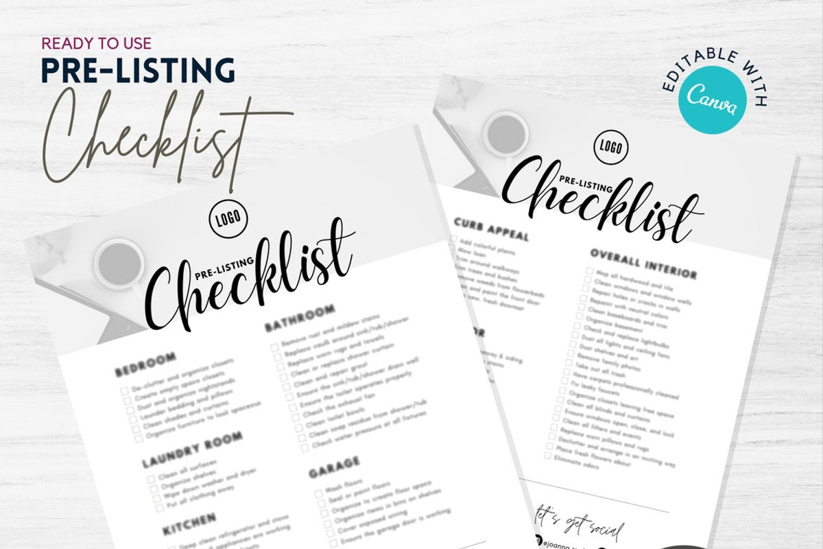 Pre-Listing Checklist Flyer CANVA, a Flyer Template by RealEstateDreams (Photo 1 of 4)