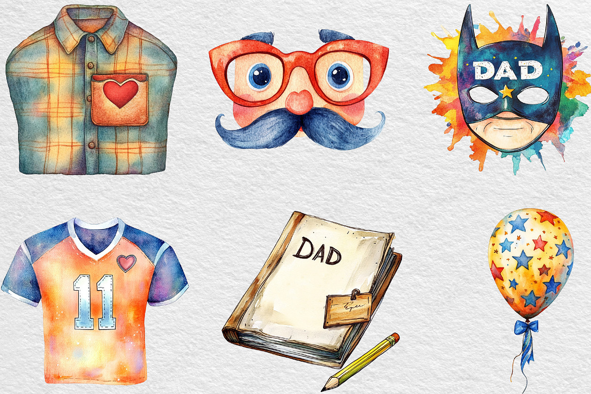 Father's Day Sublimation Bundle, an Illustration by Black Bird Studio (Photo 4 of 6)