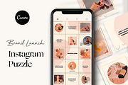Brand Launch Instagram Puzzle, a Social Media Template by North Eighth (Thumbnail 1 of 9)