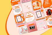 Bold Canva Instagram Post Templates, a Social Media Template by Kurly Creative (Thumbnail 4 of 9)