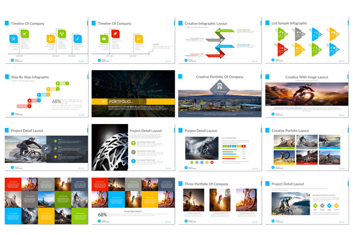 Professional Presentation Template, a Presentation Template by UniqueStudio (Photo 6 of 13)