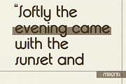 Mirona - Display Retro Font, a Sans Serif Font by Prominent & Affluent (Thumbnail 7 of 9)