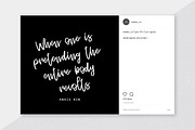 Handwriting Quotes Social Media Kit, a Social Media Template by Viaduc (Thumbnail 4 of 6)