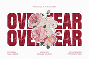 Over Fear - Condensed Sans Serif, a Sans Serif Font by Pian45 Studio (Thumbnail 1 of 6)