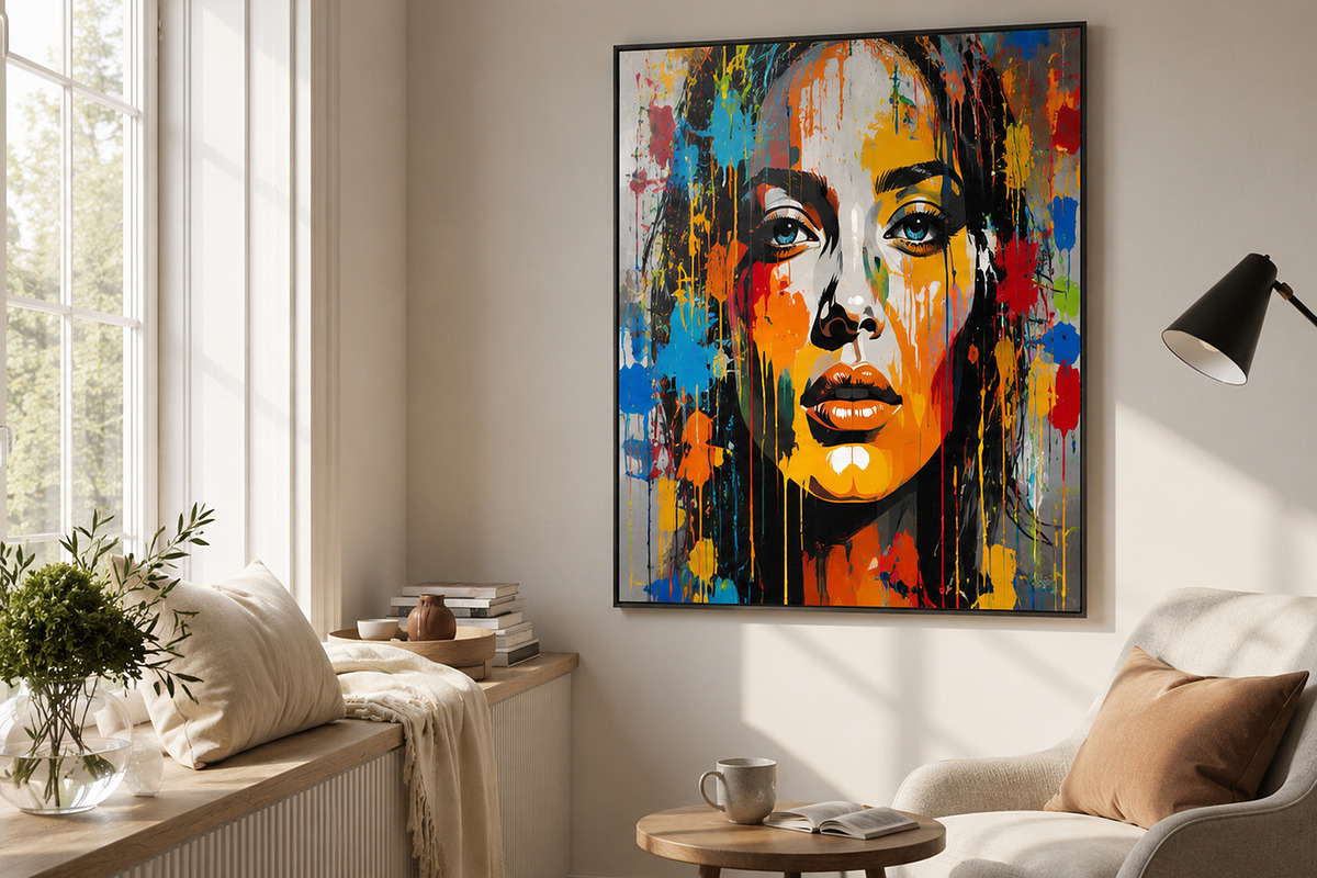 Colorful Abstract Woman Portrait, an Abstract Photo by Hamza067 (Photo 3 of 3)