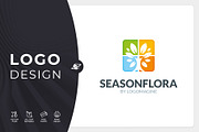 Season Flora Logo Template, a Branding & Logo Template by LOGOMAGINE (Thumbnail 1 of 16)