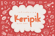 Keripik, a Handwritten Font by Esui Studio (Thumbnail 1 of 7)