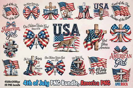 Faith, Freedom & the American, an Object Graphic by GlitterCraft