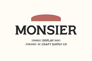 Monsier - Friendly Display Serif, a Serif Font by Craft Supply Co. (Thumbnail 1 of 9)