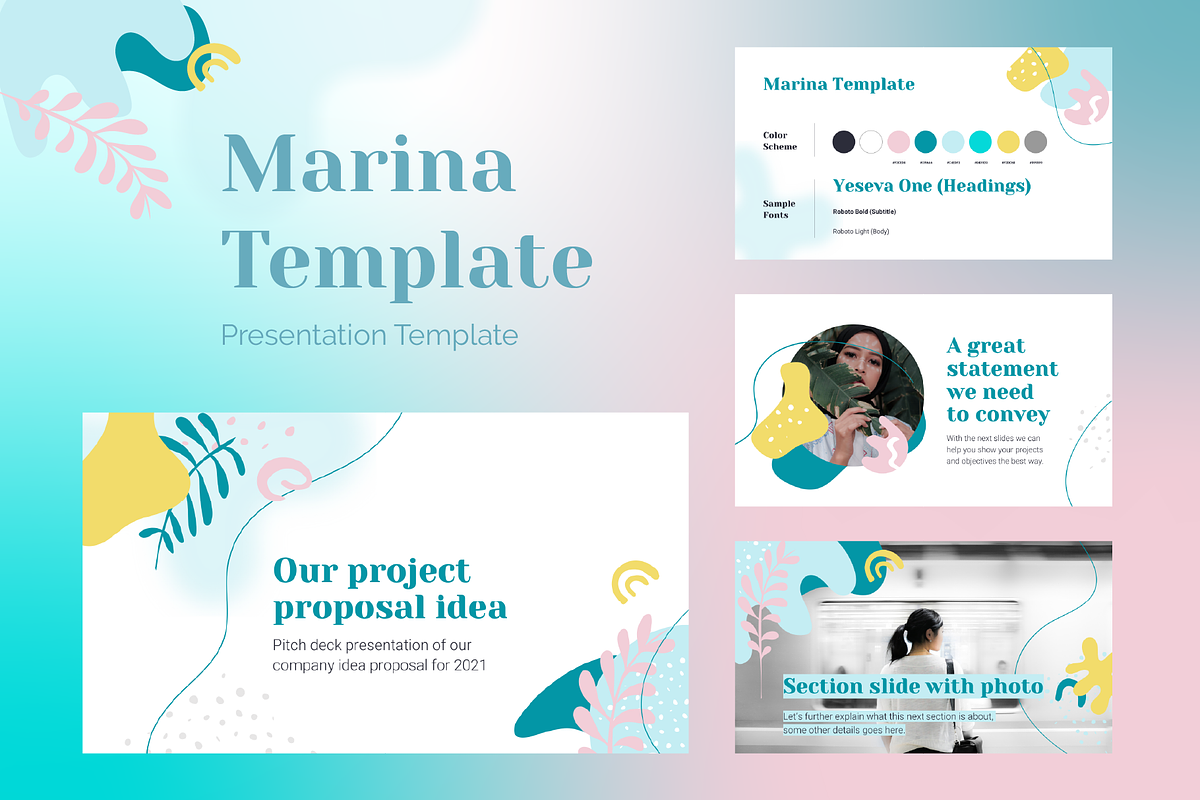 Marina - PowerPoint Deck Template, a Presentation Template by chio.design - Khalay Chio (Photo 2 of 9)