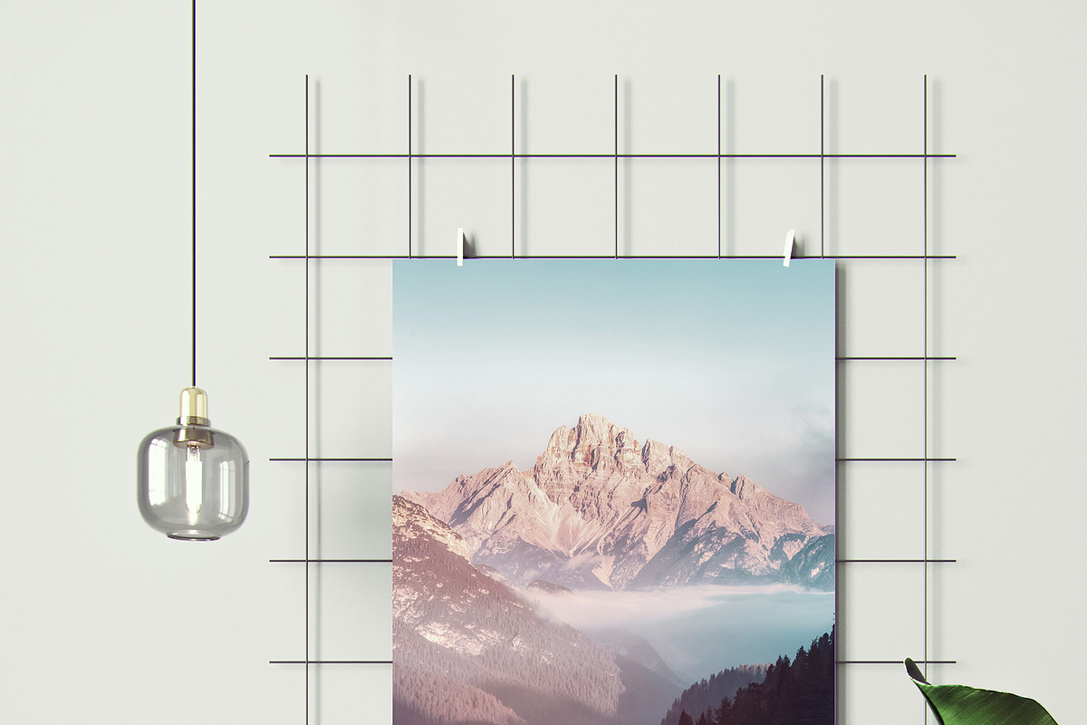 Poster Frame Mockup, a Print Template by 2dsight (Photo 6 of 6)