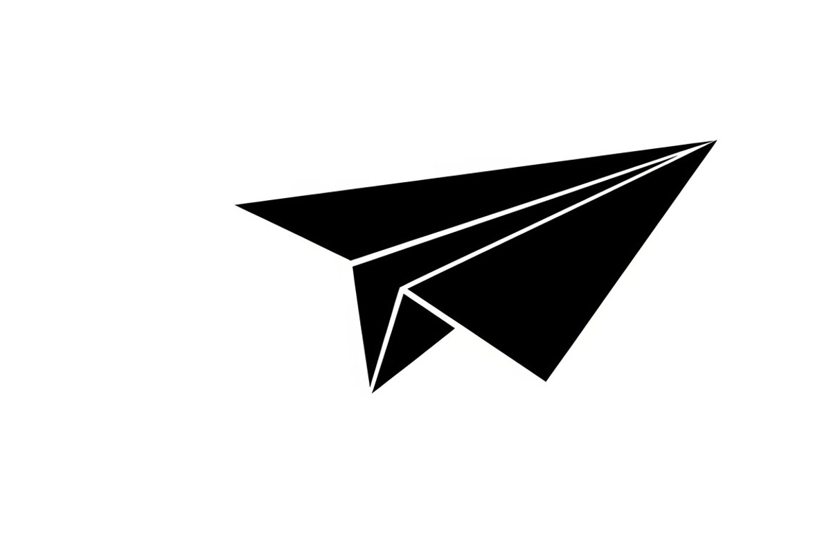 Simple black airplane icon symbol, an Illustration by Amazin_art (Photo 7 of 21)