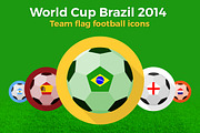 World Cup - Team flag footballs, an Icon by GLXY (Thumbnail 1 of 4)