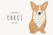 Corgi dog clipart illustration, an Illustration by Allyson Johnson (Thumbnail 1 of 3)
