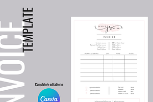 Pink Professional Invoice Template