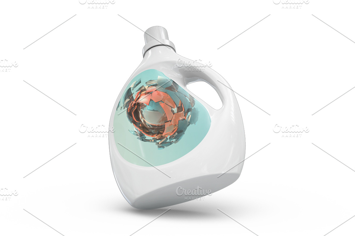 Detergent Bottle Mock-up, an Advertising Mockup by PixelMockup (Photo 11 of 11)